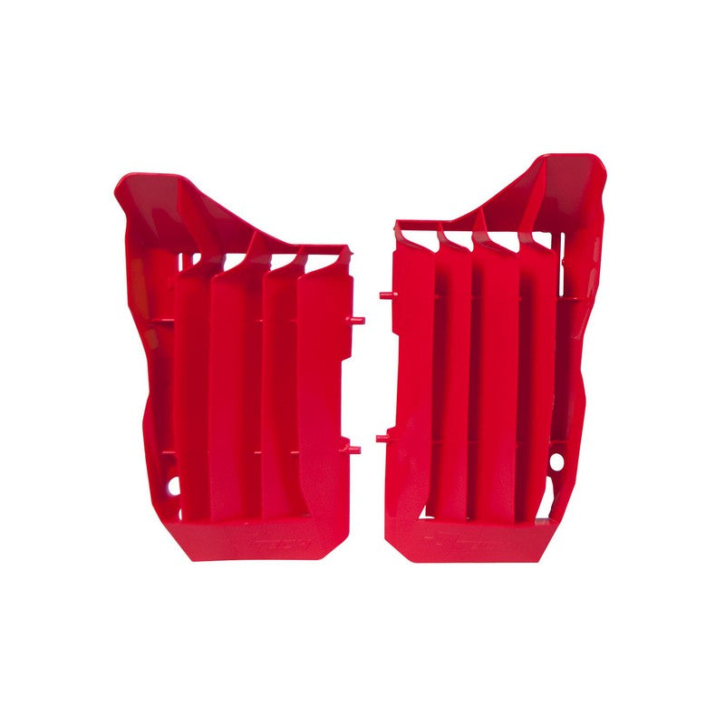 Rtech Oversize Radiator Louvres - Honda CRF250R CRF250RX - RED