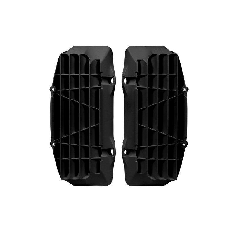 Rtech Oversize Radiator Louvres - KTM Husqvarna 17-18/19 - Black