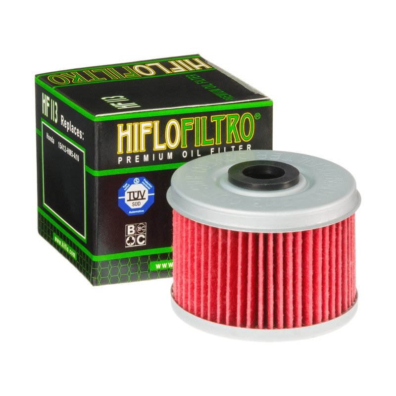 Hiflo HF113 Oil Filter - Honda Kawasaki Suzuki