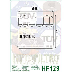 Hiflo : HF129 : Kawasaki Mule : Oil Filter