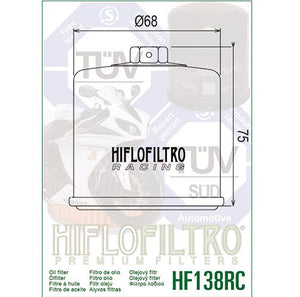 Hiflo : HF138RC : Aprilia Suzuki : Racing : Oil Filter