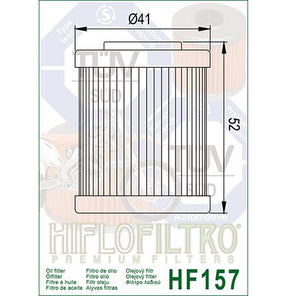 Hiflo : HF157 : Beta KTM : Oil Filter