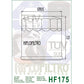 Hiflo : HF175 : Indian : Harley Davidson : Black Oil Filter