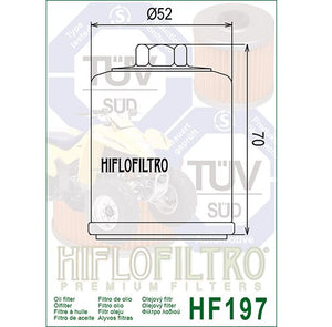 Hiflo : HF197 : Hyosung : Oil Filter