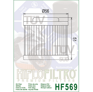 Hiflo : HF569 : MV Agusta : Oil Filter