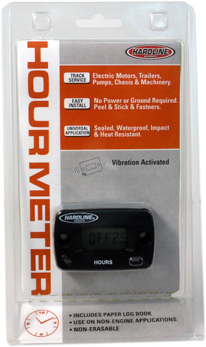 Hardline Vibration Hour Meter - Diesel - Trailers