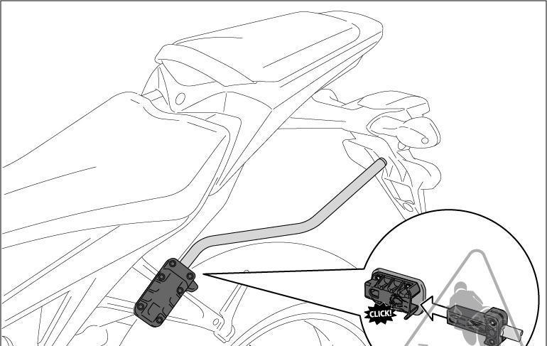 PANNIER MOUNT SW MOTECH BLAZE QUICKLOCK SPACERBAR KAWASAKI Z1000 Z1000R 16-20 USE BLAZE HIGH BAGS