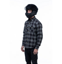 Load image into Gallery viewer, Rjays Regiment Kevlar Motorcycle Shirt - Grey/Black