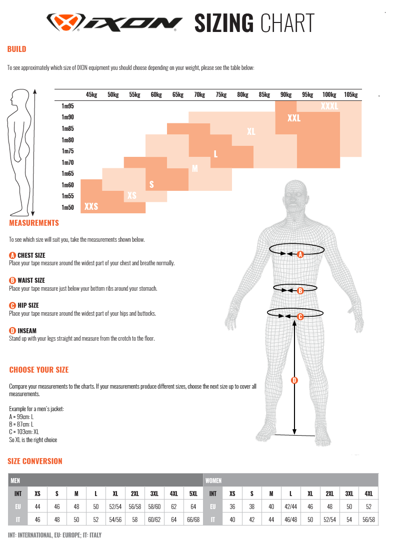 Ixon Cool Air Jacket C Size Black/White