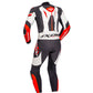 Ixon Jackal 1 Piece Race Suit - Black/White/Red