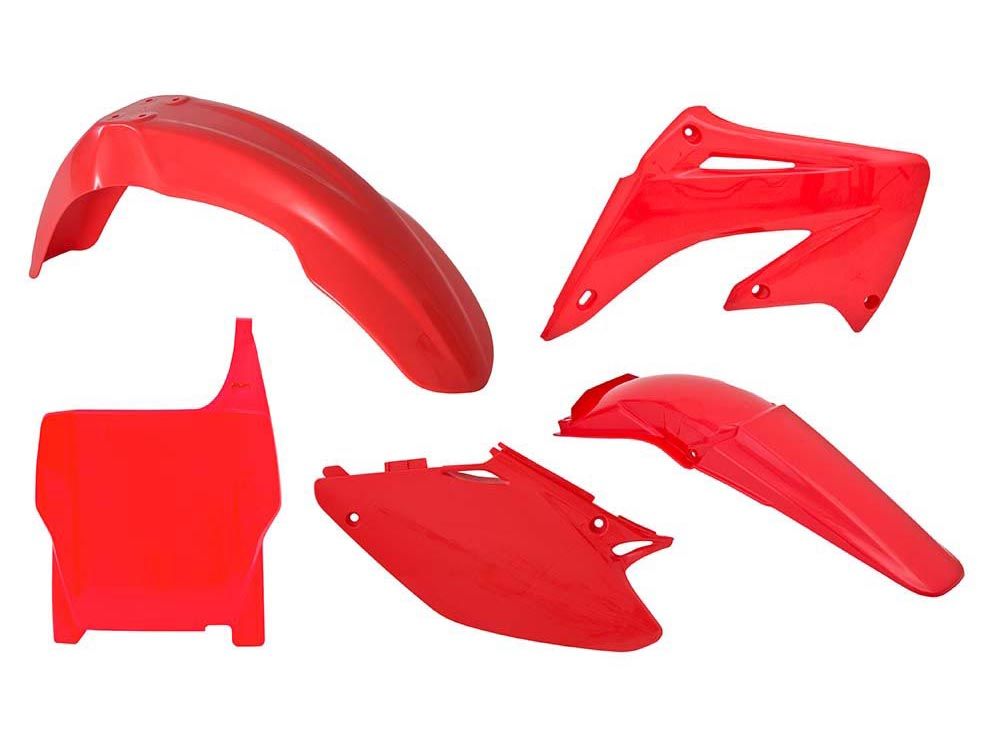 Rtech Plastic Kit - Honda CR125R CR250R 04-07 - Red