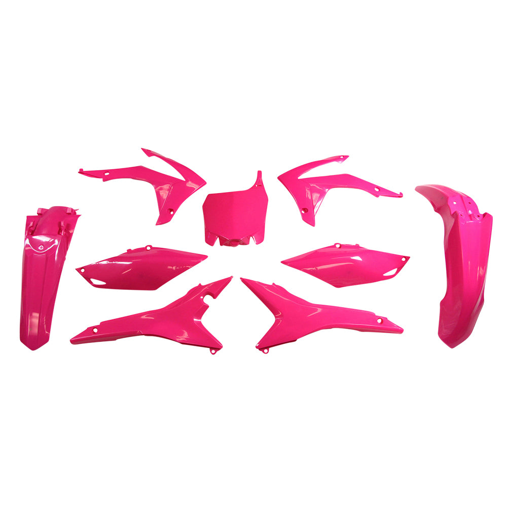 Rtech Plastic Kit - Honda CRF250R 14-17 CRF450R 13-16 - Neon Pink