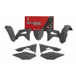 Rtech Plastic Kit - Honda CRF450R 19-20 CRF250R 19-21 - Quantum Grey