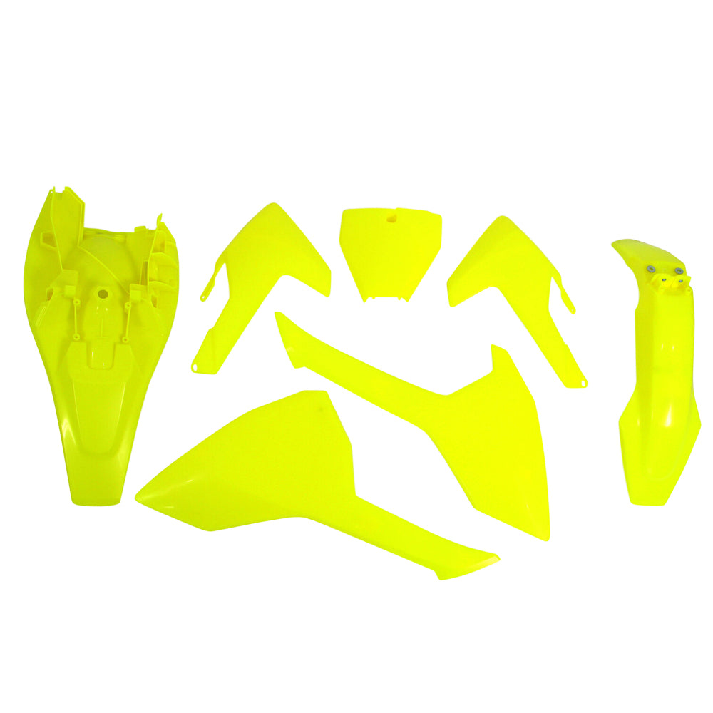 Rtech Plastic Kit - Husqvarna TC85 18-24 - Neon Yellow