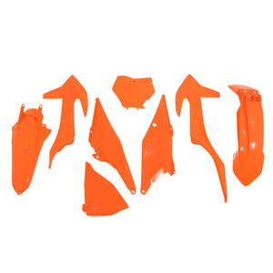 Rtech Plastic Kit - KTM 125-450 SX XC SXF XCF 19-22 - Neon Orange