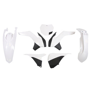 Rtech Plastic Kit - KTM SX SXF 13-16 - White Black