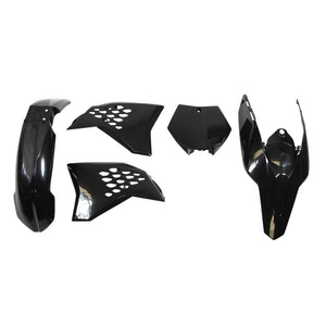 Rtech Plastic Kit - KTM 125-530 EXC SX EXCF SXF 07-11 - Black