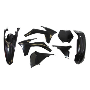 Rtech Plastic Kit - KTM 125-450 SXF SX 11-12 - Black