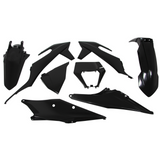 Rtech Plastic Kit - KTM 150-500 EXC EXCF 2020-2022 - Black