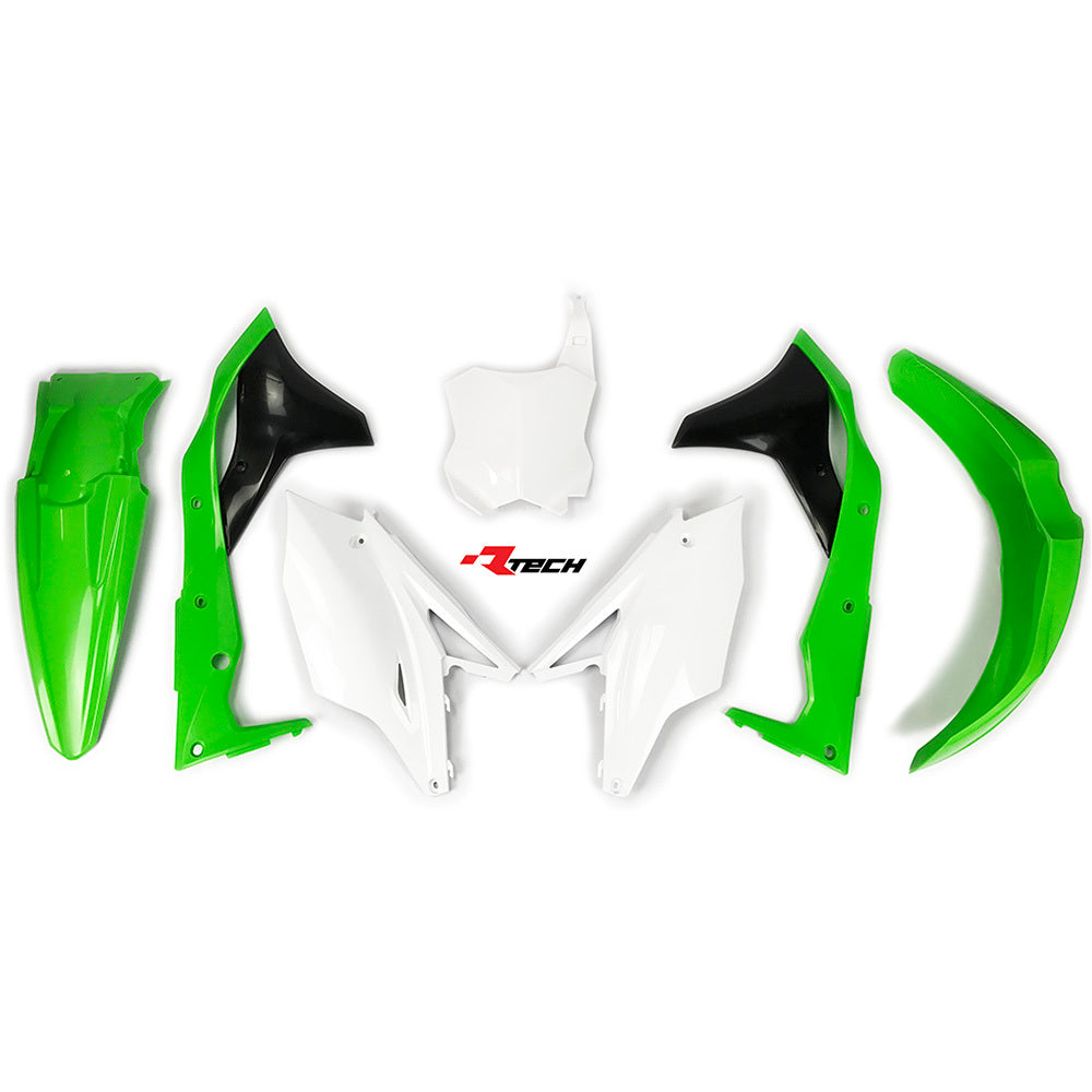 Rtech Plastic Kit - Kawasaki KX250F 17-20 - OEM