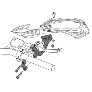 Rtech FLX Universal Handguards - Blue
