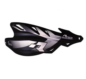 Rtech RAPTOR BLACK SUPERMOTO HANDGUARDS W / MOUNT KIT