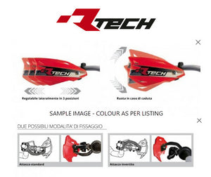 RTech : Vertigo MX Handguards : Universal Fit : Fluro Yellow