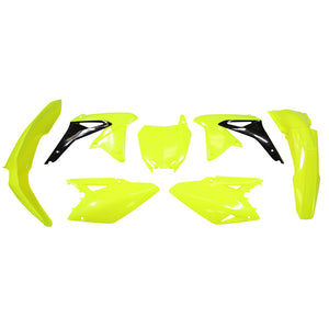 Rtech Plastic Kit - Suzuki RMZ450 08-17 - Neon Yellow