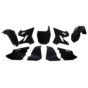 Rtech Plastic Kit -  Yamaha YZ125 YZ250 02-21 - Restyled Black