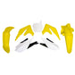Rtech Plastic Kit - Yamaha YZF250 19-22 YZF450 18-22  - Yellow White