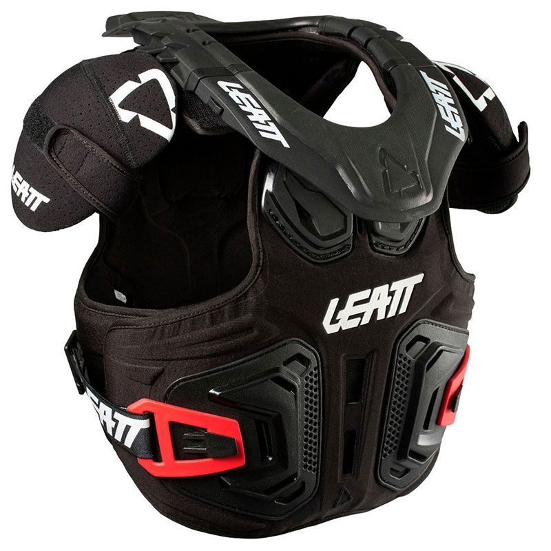 Leatt : Youth 2XL : Fusion Chest & Neck Brace : Black