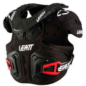 Leatt : Youth 2XL : Fusion Chest & Neck Brace : Black