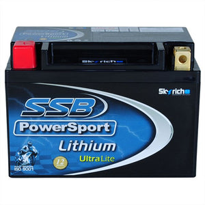 MOTORCYCLE AND POWERSPORTS BATTERY LITHIUM ION 12V 180CCA BY SSB LIGHTWEIGHT LITHIUM ION PHOSPHATE