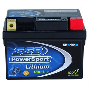 SSB LFPZ5-S Lithium Ultralite Motorcycle Battery - YTX4LBS