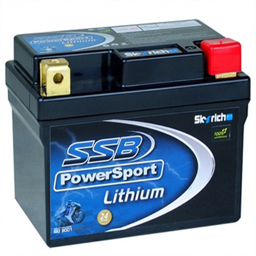 MOTORCYCLE AND POWERSPORTS BATTERY 12V 140CCA SSB HIGH PERFORMANCE LITHIUM ION