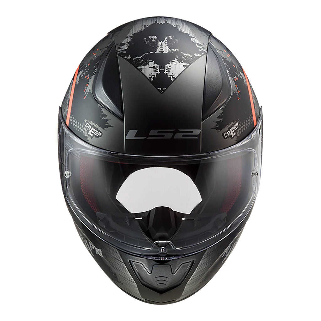 LS2 : X-Small : Rapid Helmet : Circle Matt Titanium