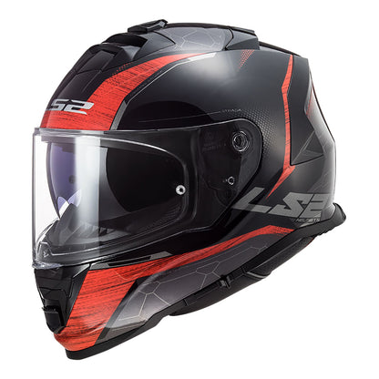 LS2 : Medium : Storm Helmet : Classy Black/Red