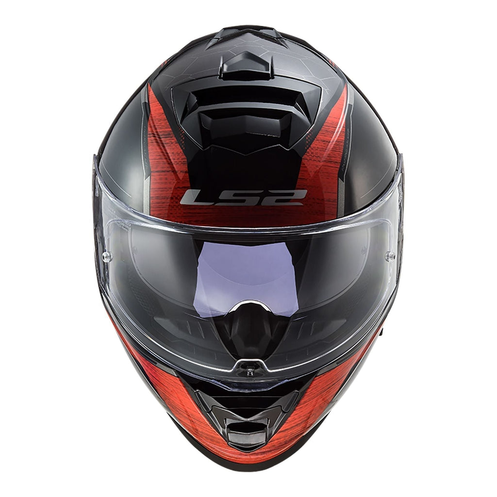 LS2 : 2X-Large : Storm Helmet : Classy Black/Red