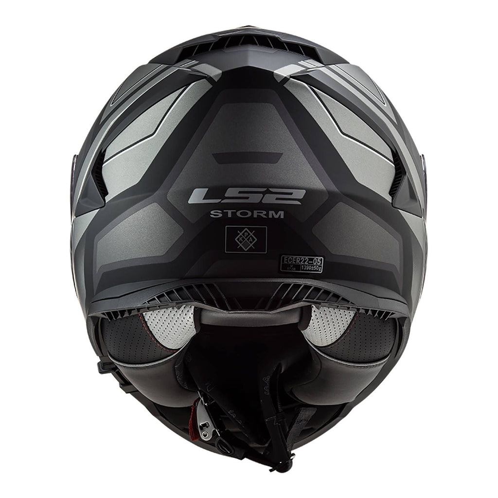 LS2 : X-Large : Storm Helmet : Faster Matt Black/Titanium