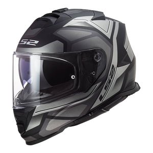 LS2 : Small : Storm Helmet : Faster Matt Black/Titanium