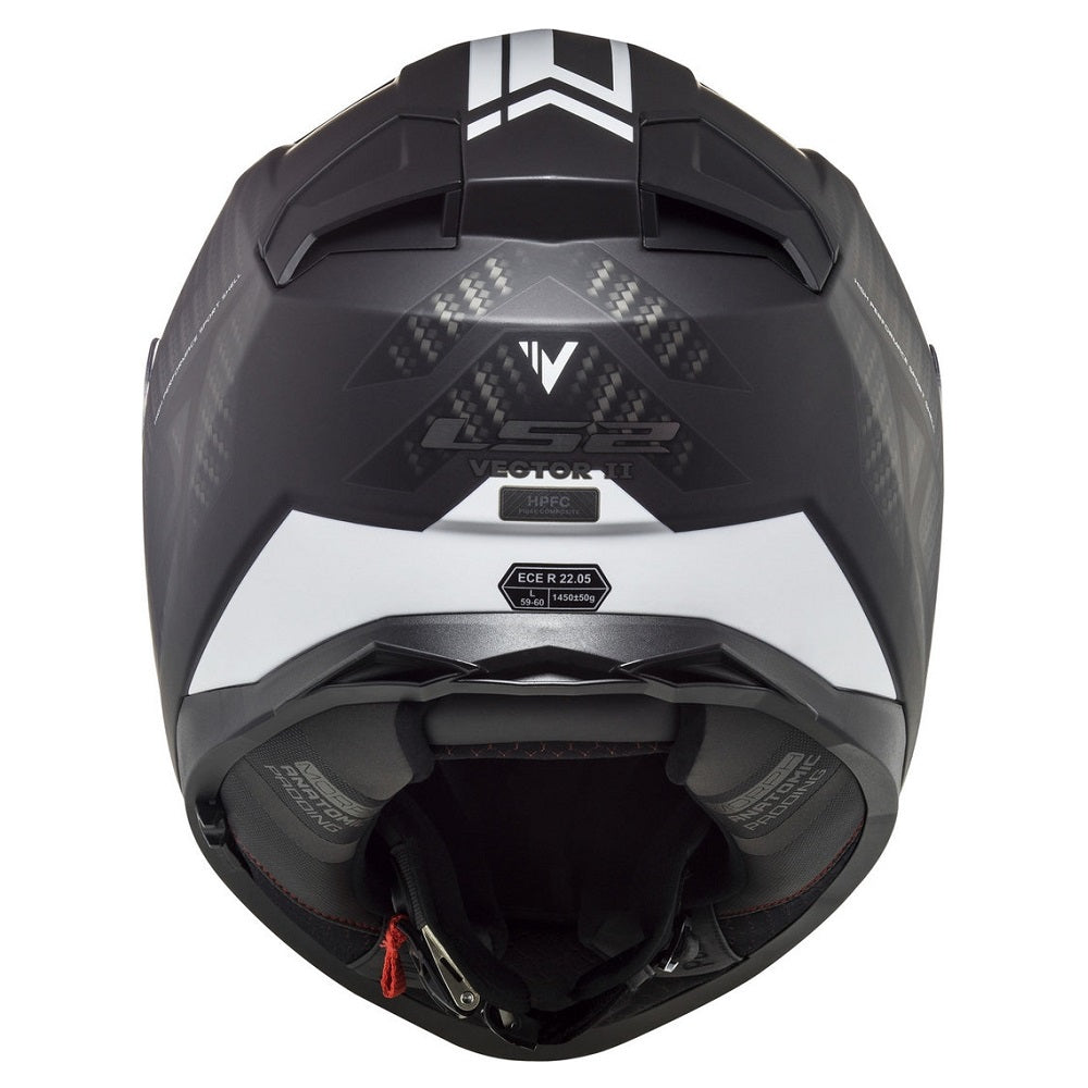 LS2 Medium Vector 2 Helmet - Splitter Black/White
