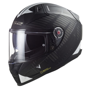 LS2 X-Large Vector 2 Helmet - Splitter Black/White