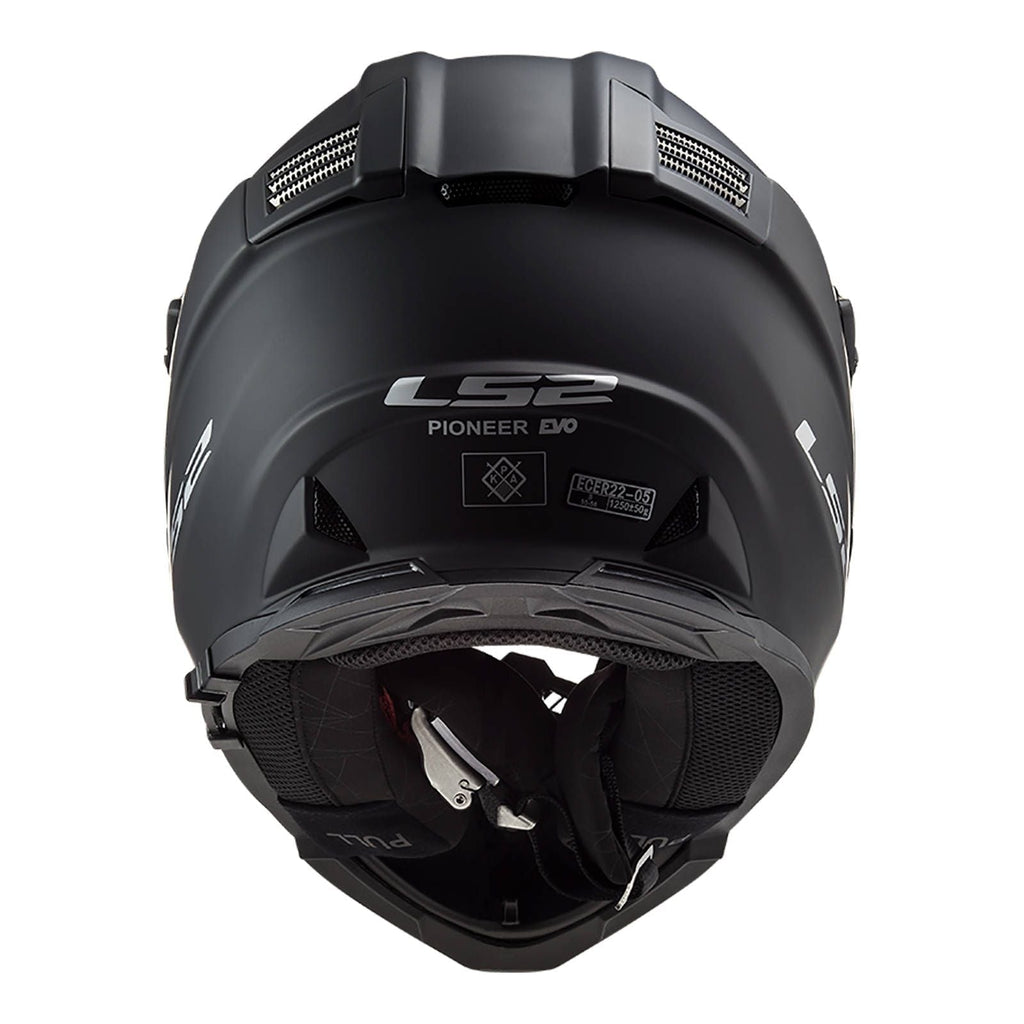 LS2 : 2X-Large : Adventure Helmet : Pioneer Evo : Matt Black