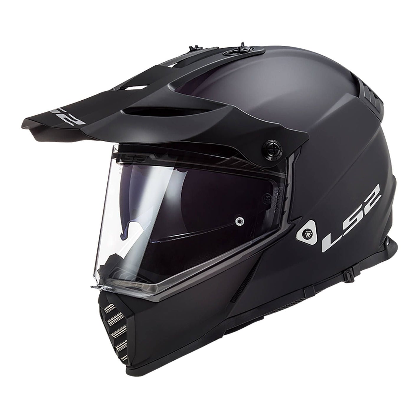 LS2 : 2X-Large : Adventure Helmet : Pioneer Evo : Matt Black