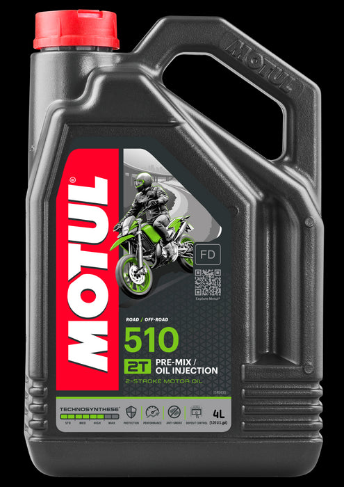 Motul 510 2T Oil - Semi Synthetic - 4 Litre