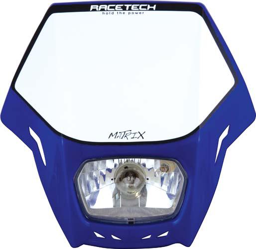 Rtech Matrix Headlight - Universal - Street Legal - Blue