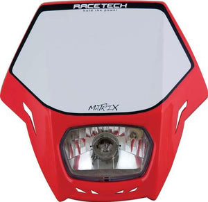 Rtech Matrix Headlight - Universal - Street Legal - CR Red