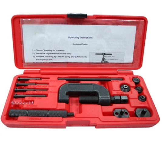 Chain Breaker Riveting Tool Kit Motorcycle Motozone