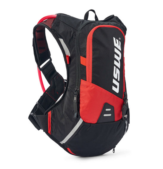 USWE Hydro 8L MTB Hydration Pack - Black Red