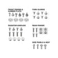 BODY PANEL FASTENER BOLT KIT PSYCHIC HONDA CRF250R 10-13 CFR450R 09-12